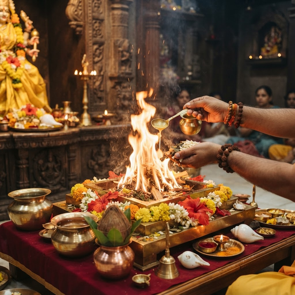 Baglamukhi Havan
